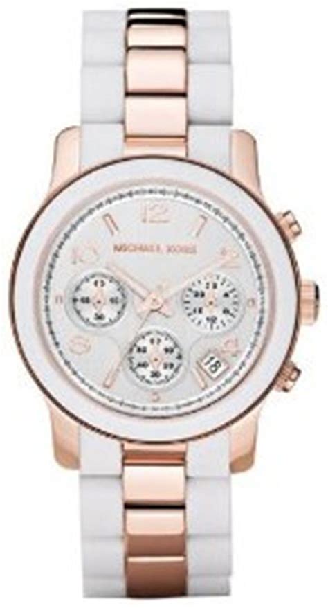 michael kors mk5464 ladies rose gold chronograph watch